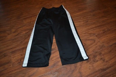 A9- Circo Black w/ White Stripe Pants Size 5T - Image 1 of 2