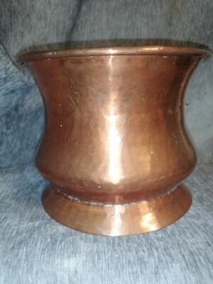 Ancien Pot En Cuivre Années 50 60 - Photo 1/4