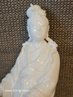 Porzellan Vintage Figur China- Of Quan Yin -Blanc  de Chine H: 18 cm