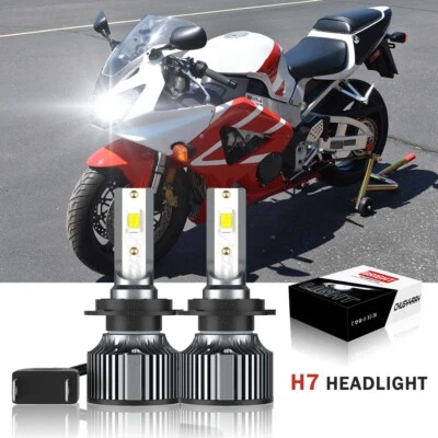 PARA HONDA CBR954RR 2002-2003 FARO MOTO BOMBILLA LED SUPER BLANCO 6500K Foto 1 de 4