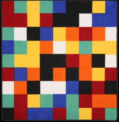 Gerhard Richter 1024 Farben (colors) Multiple tufted printed fine velour Vorwerk - Bild 1 von 2