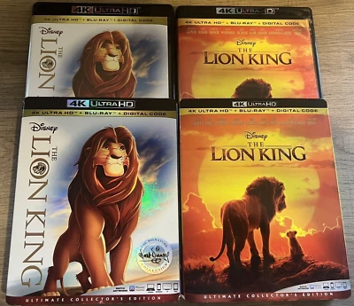 The Lion King Collection (4K UHD + Blu-ray + Digital) *NEW/SEALED* w/ Slipcovers - Bild 1 von 2