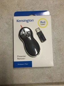 KENSINGTON PRESENTER REMOTE RED LASER WINDOWS/MAC - NEW - Picture 1 of 3