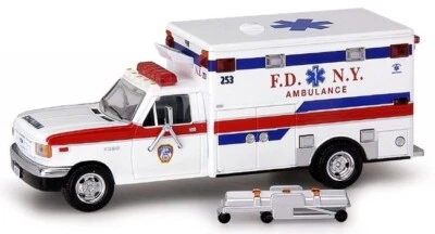 Ambulancia Ford F-350 Code 3 Collectibles FDNY EMS (Nueva) Foto 1 de 2