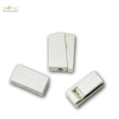 WORLD-TRADING-NET 50 WAGO Duo-Klemmen Leuchtenklemmen, 2x 1,0-2,5mm² Lampenklemme, Leuchten-Wagos