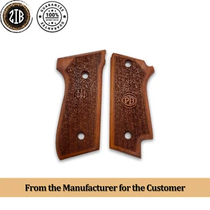 Empuñadura de pistola ZIB Beretta 92S hecha a mano de madera de nogal Ars.04 - Imagen 1 de 5