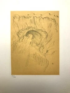 PIERRE BONNARD LITHOGRAPHIE SUCCESSION BONNARD CACHET ORIGINAL LITHOGRAPH - Foto 1 di 1