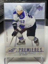 #123 Gabe Gauthier - 2007-08 Upper Deck Ice - Level 1 Ice Premieres - 1582/1999