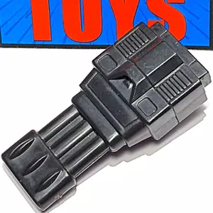 Vtg GoBots Power Warrior Grungy CANNON gun original black weapon accessory part - Picture 1 of 7