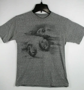 Star Wars BB-8 Small Graphic Gray Distressed T-Shirt - Bild 1 von 4