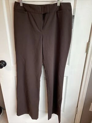 NUEVO CON ETIQUETAS* Pantalones de vestir para mujer por ingredientes marrón oscuro talla 8 Foto 1 de 4