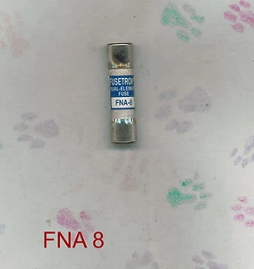 FUSIBLE BUSSMANN FUSETRON FNA8 FNA 8 125 VOLTIOS 8 AMPERIOS - Imagen 1 de 3