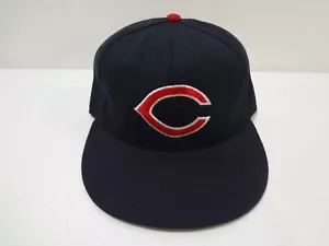Vintage MLB Cincinnatie Reds LOGO Fitted 7 1/8 Cap Hat 80s 90s American Needle - Picture 1 of 5