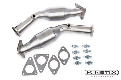 Kinetix Racing High Flow Cats / Down Pipes for Infiniti FX35 FX37 QX70 09-17 - Imagen 1 de 2