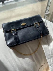 Mulberry x Alexa Chung Shiny Calf Little Guy Chained Clutch Shoulder Bag Used - Picture 1 of 6