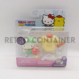 Jazwares HELLO KITTY AND FRIENDS - 2 Pack Figures Hello Kitty & Pompompurin NEW - Picture 1 of 2