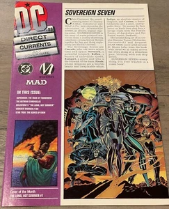 Julio 1995 DC #88 Direct Currents Sovereign Seven, Vertigo Paradox Press - Imagen 1 de 3