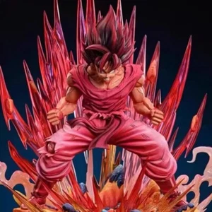 24cm Dragon Ball Z Kaiouken Goku Figure Super Saiyan PVC Action Statue Toy - Picture 1 of 7