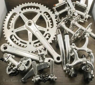 De colección Campagnolo Gran Sport Tipo Bicicleta de Carretera GRUPO Desviadores 170mm Bielas Frenos Foto 1 de 4