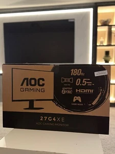 AOC 27G4XE computer monitor 68.6 cm (27") 1920 x 1080 pixels Full HD LCD Black, - Picture 1 of 2