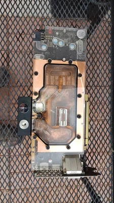 Tarjeta gráfica NVIDIA Geforce gtx 1080 bloque de agua Foto 1 de 4