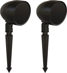 Furrion Aurora 4" Veranda Series Outdoor Landscape 2 Pack Stake Speaker System - Picture 1 of 5