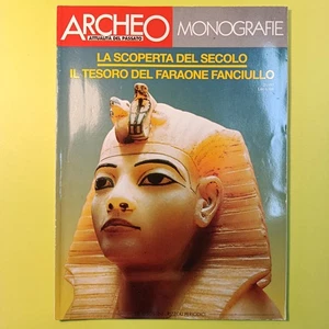 ARCHEO MONOGRAFIE NUMERO 2 IL TESORO DEL FARAONE FANCIULLO DE AGOSTINI 1993 - Imagen 1 de 1