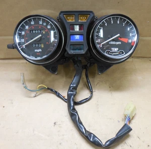 1982 gl500 SilverWing gl 500 complete gauges speedo tach dash lights silver wing - Picture 1 of 9