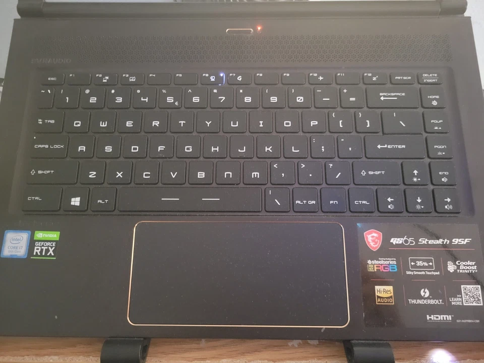 MSI GS65 Stealth Thin 9SF 240Hz 15.6" i7-9750H 32GB 2TB + 512GB RTX 2070 - Image 1 of 4