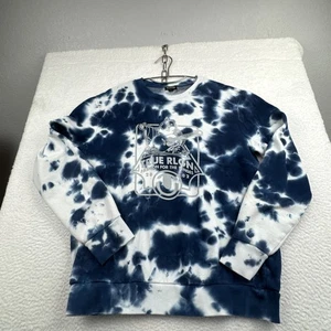 True Religion Tie Dye Buddha Poseidon Sweatshirt Crewneck Herren Medium Blue - Bild 1 von 23