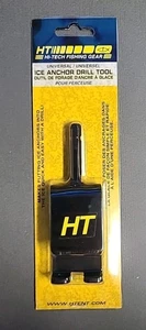 HT Enterprises Ice Anchor Drill Tool Universal Adapter - Black AIT-1 FREE SHIP - Picture 1 of 3