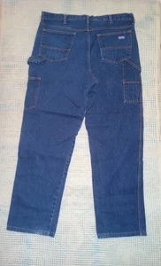 Big Smith Jeans Carpenter Pants Mens 38x31 Relaxed Fit Utility Workwear - Picture 1 of 10