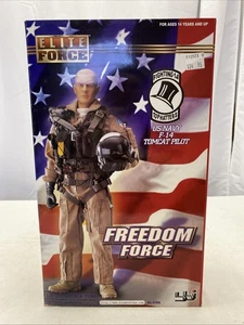 Modellino pilota Freedom Elite Force 12" Aviator F-14 Tomcat 1:6 Navy nuovo - Foto 1 di 6