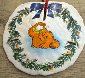 Vintage Sand Dollar handbemalt Garfield Unikat. - Bild 1 von 6