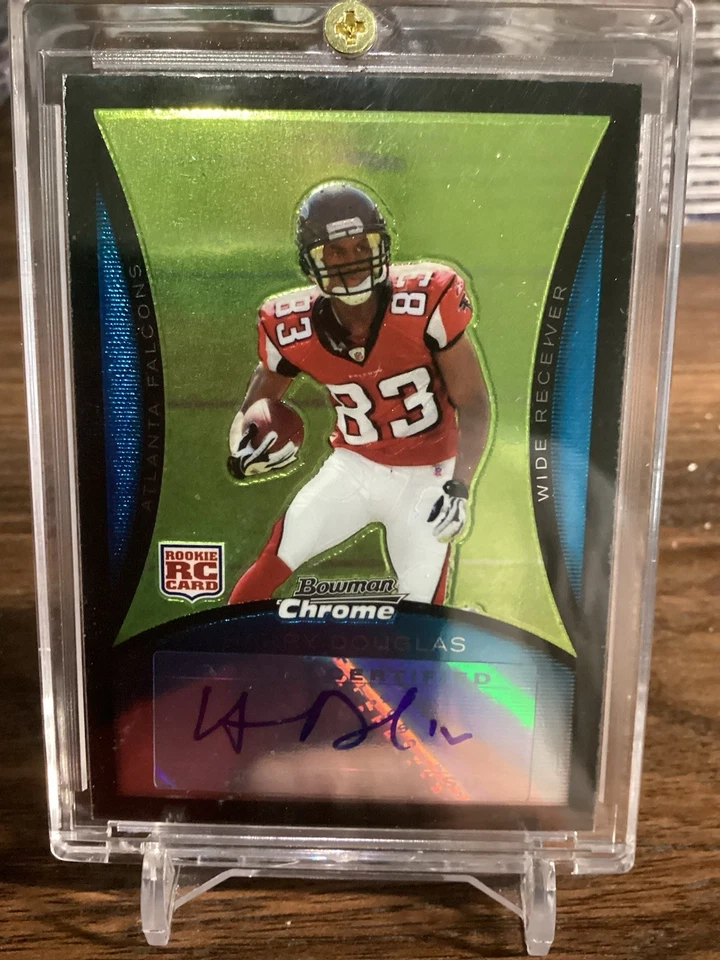 Harry Douglas Rookie Autographed Bowman Chrome Football Card - Image 1 of 2