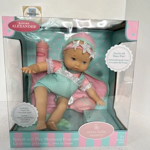Madame Alexander Splash & Play Meerjungfrau Prinzessin Baby Puppe Spaß für Wasserspiel - Bild 1 von 5