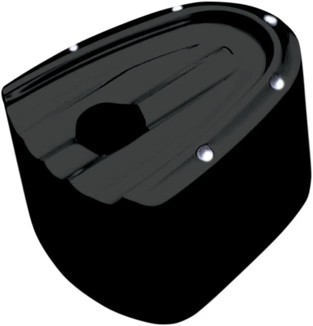 Cubierta del interruptor de encendido Covingtons negra con hoyuelos #C1247-B Harley Davidson Foto 1 de 1