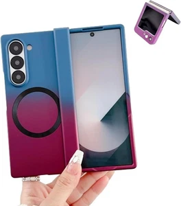 Lovreko Candy Color Gradient Magnetic Case for Samsung Z Fold7/6/5/4/3 - Picture 1 of 13