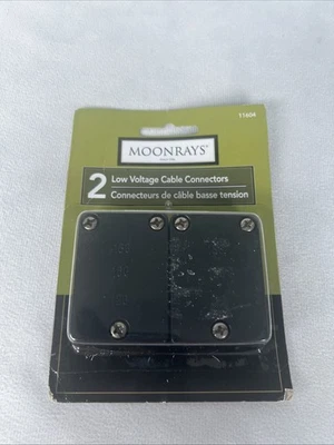 Moonrays 11604 Cable Connectors for Low Voltage Landscape Lighting - 2Pk - Image 1 of 3