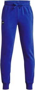 Under Armour Boys Rival Fleece Joggers Size M Versa Blue/Onyx White - Picture 1 of 3