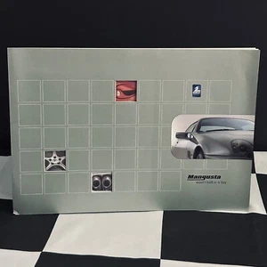 2000 QVALE MANGUSTA SALES BROCHURE PROSPEKT ENGLISH DE TOMASO BIGUA - Picture 1 of 5