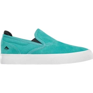 Emerica Wino G6 Slip-On Aqua Youth Skate Shoes - Picture 1 of 8