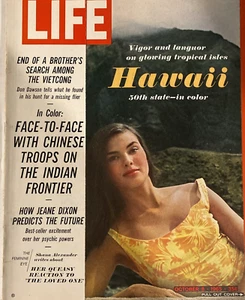 OCTOBER 1965 LIFE MAGAZINE HAWAII JEANE DIXON PREDICTS VIETNAM SEARCH CHINESE - Picture 1 of 1