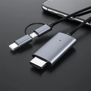 4K Type C To HDMI HDTV AV TV Cable Adapter For phone samsung Huawei Macbook - Zdjęcie 1 z 6