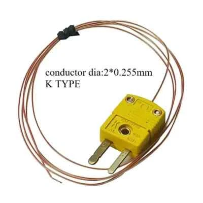2Pcs K-Type Thermocouple Sensor Temperature Wire for BGA Rework Station precisio - Image 1 of 4