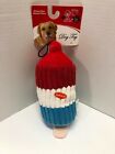 Pet Lou Petlou Summer Popsicle BOMB POP Plush 10" Squeeky Dog Puppy Toy