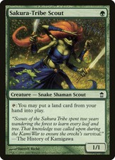 1x Sakura-Tribe Scout Played Foil Saviors of Kamigawa MTG