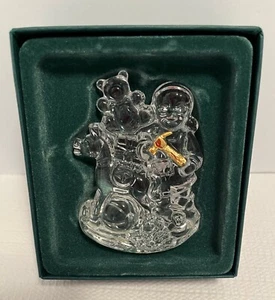 Waterford Crystal Santa Claus Coming to Town 2nd in Series Elves Making Toys - Picture 1 of 6