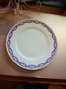 Rare 6 Snack Plates 6 1/8" Royal Bayreuth Bavaria Floral Design. - Picture 1 of 4