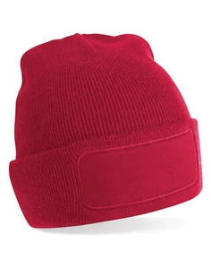 Beechfield B445 Cotton Twill Patch Soft-touch Beanie - Picture 1 of 14
